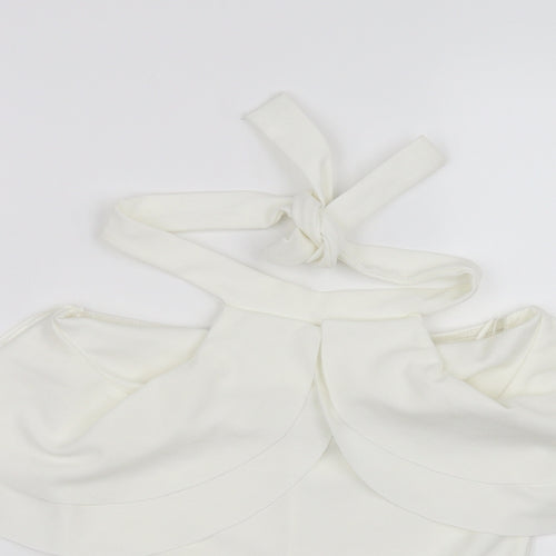 pre worn Womens White   Basic Blouse Size 12