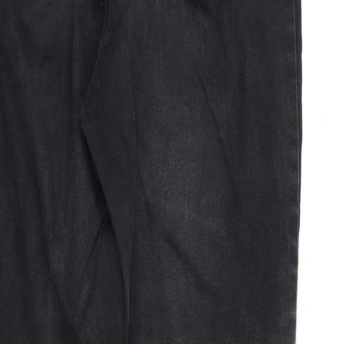 deniem & co Womens Black   Straight Jeans Size 14 L32 in