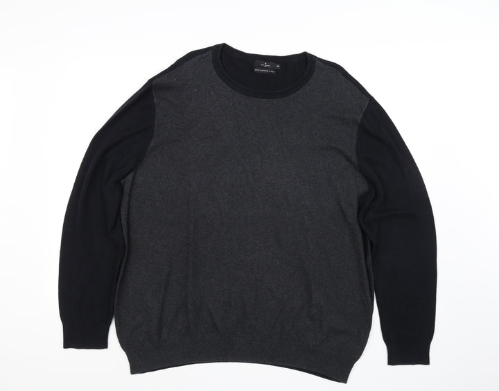 jef banks Womens Grey Pullover Jumper Size 2XL