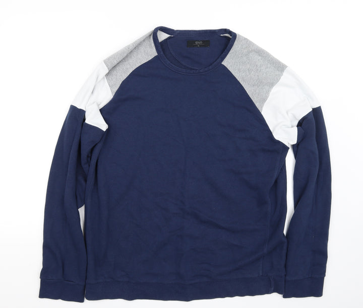 Acw85 Mens Blue Pullover Jumper Size XL