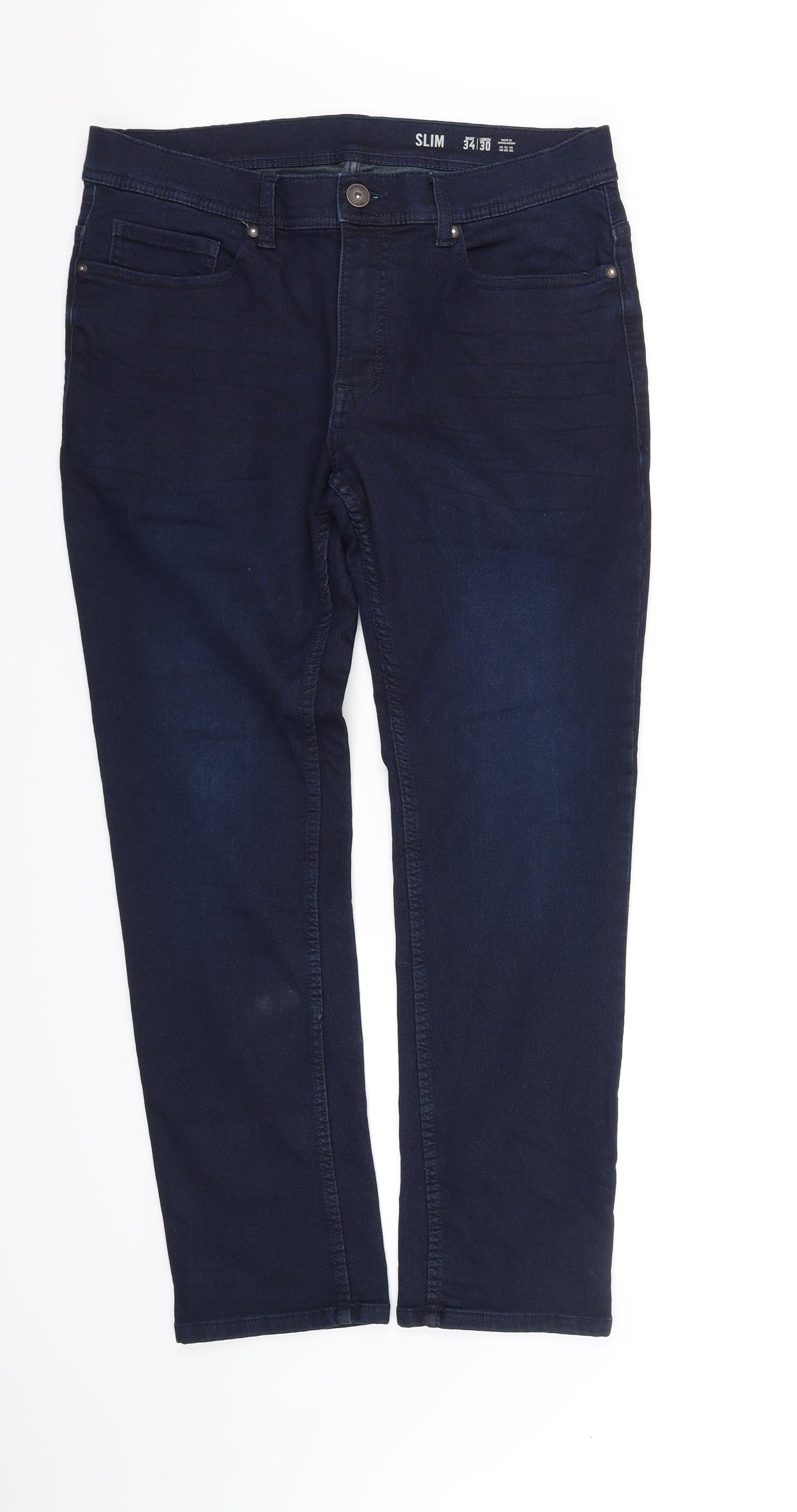 F&F Womens Blue   Straight Jeans Size 34 in L30 in