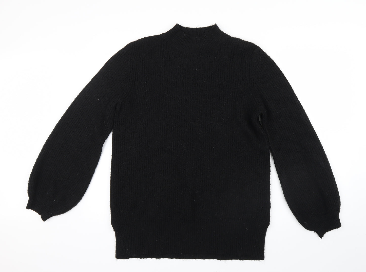 F&F Womens Black  Knit Pullover Jumper Size 14