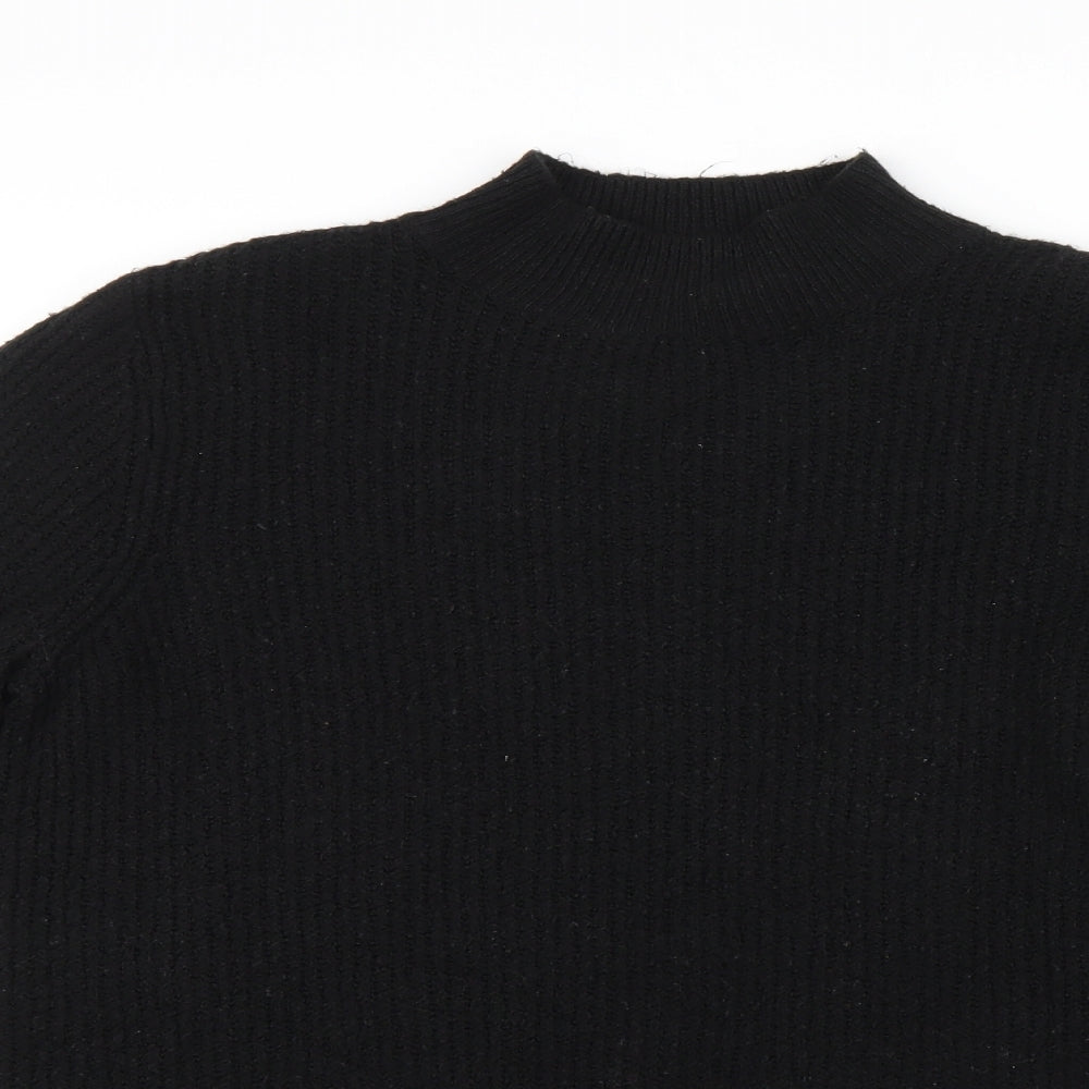 F&F Womens Black  Knit Pullover Jumper Size 14