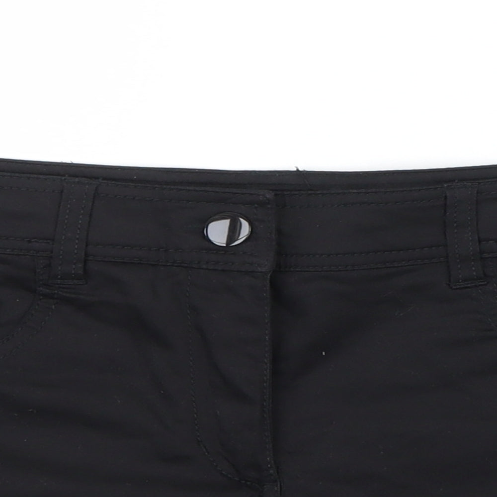H&M Womens Black   Boyfriend Shorts Size 12
