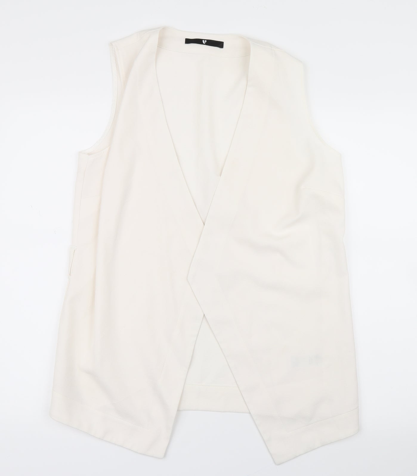 Very Womens White   Gilet Jacket Size 12