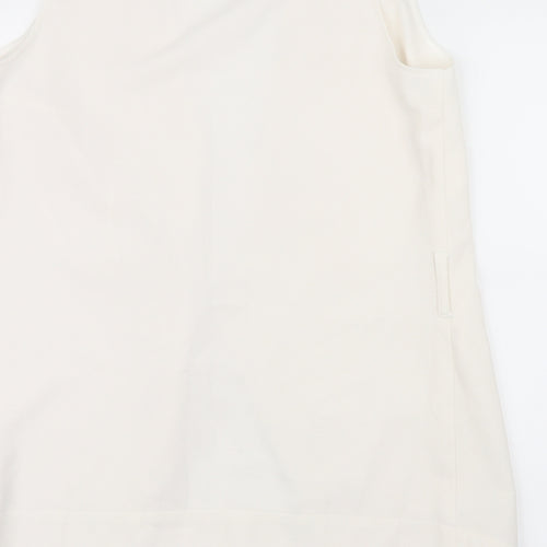 Very Womens White   Gilet Jacket Size 12