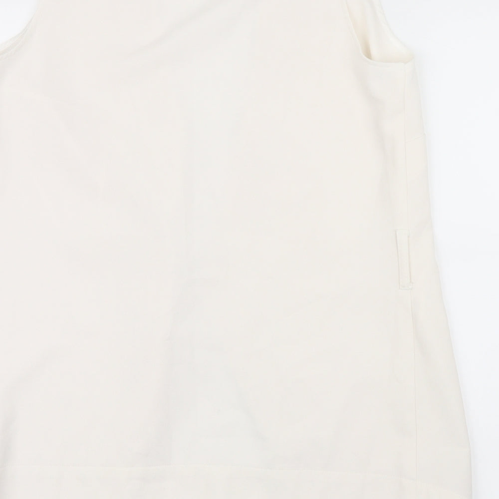 Very Womens White   Gilet Jacket Size 12