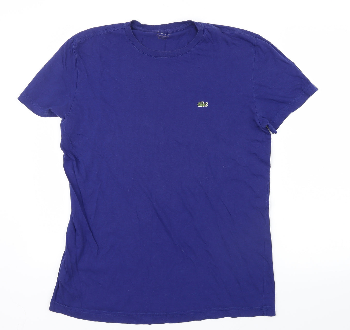 Lacoste Mens Blue    T-Shirt Size L