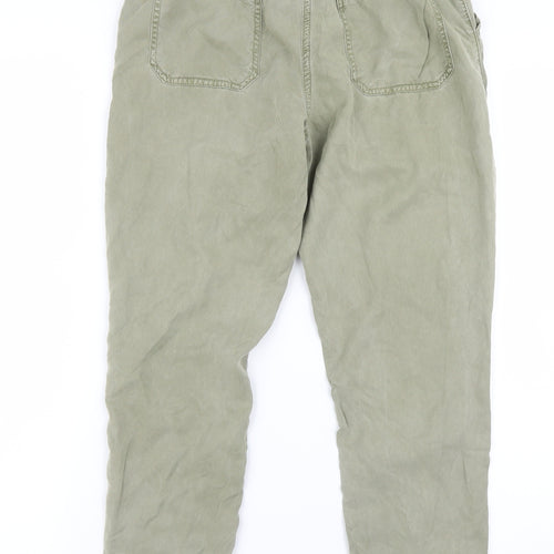 NEXT Womens Green   Capri Trousers Size 6 L24 in