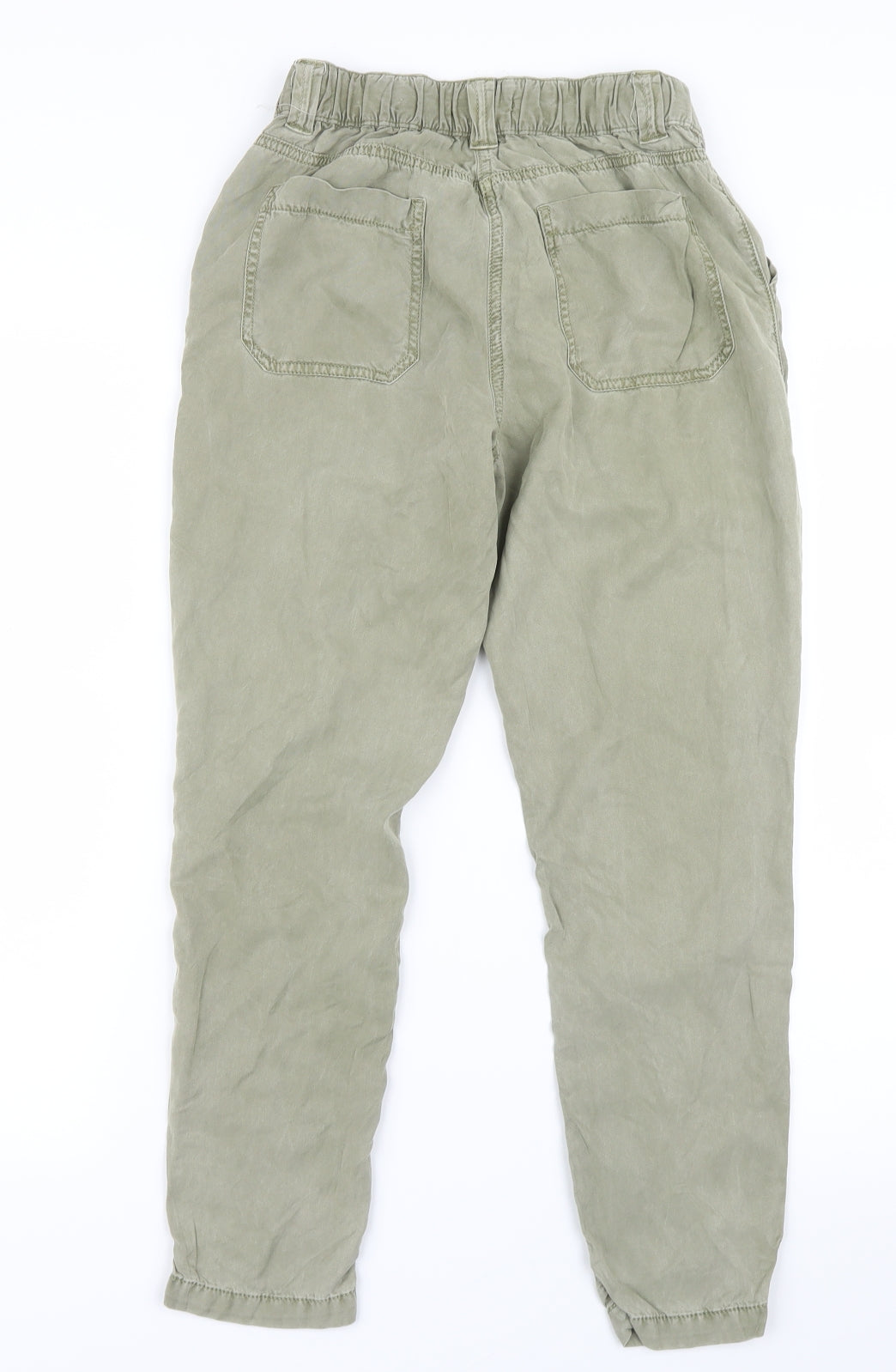 NEXT Womens Green   Capri Trousers Size 6 L24 in