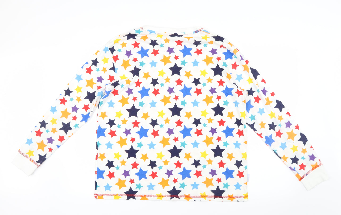Matalan Womens Blue Geometric  Top Pyjama Top Size L  - Stars