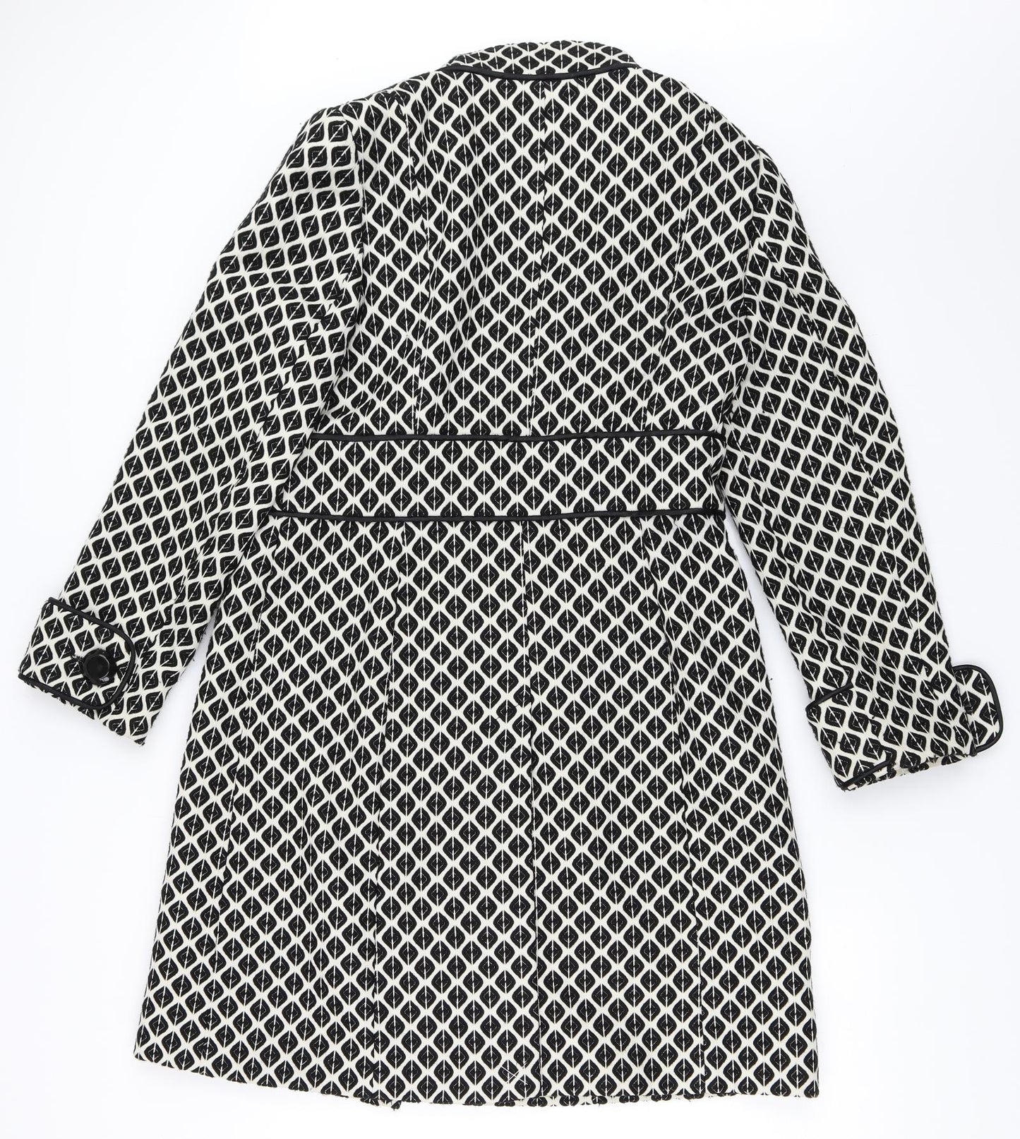 Principles Womens Black   Overcoat Coat Size 12