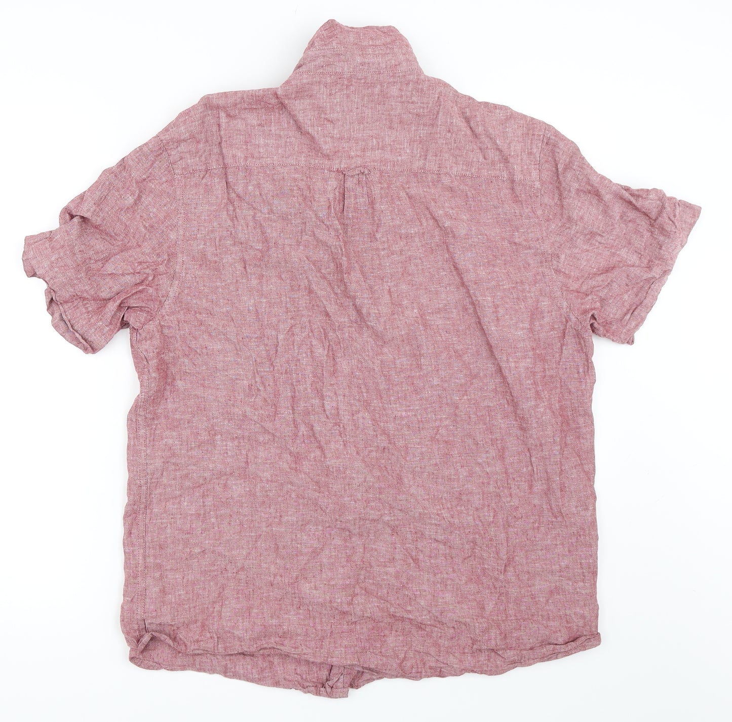 Primark Mens Red    Button-Up Size L