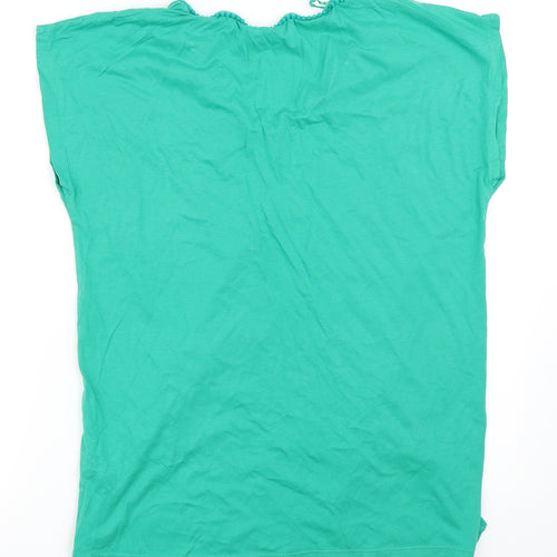 Preworn Womens Green   Basic T-Shirt Size 16