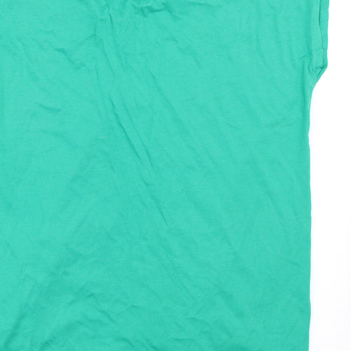 Preworn Womens Green   Basic T-Shirt Size 16