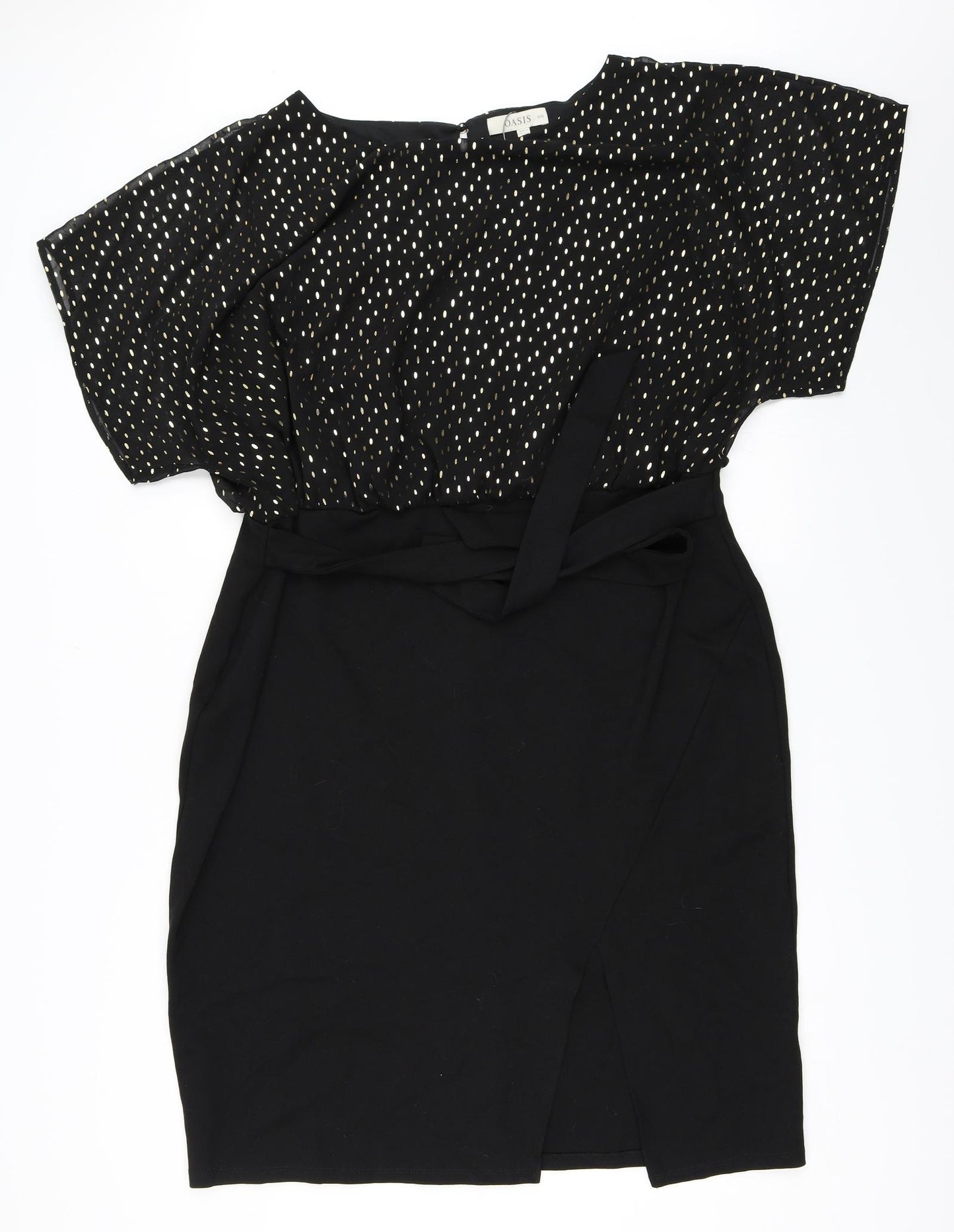 Oasis Womens Black   Shift  Size 2XL