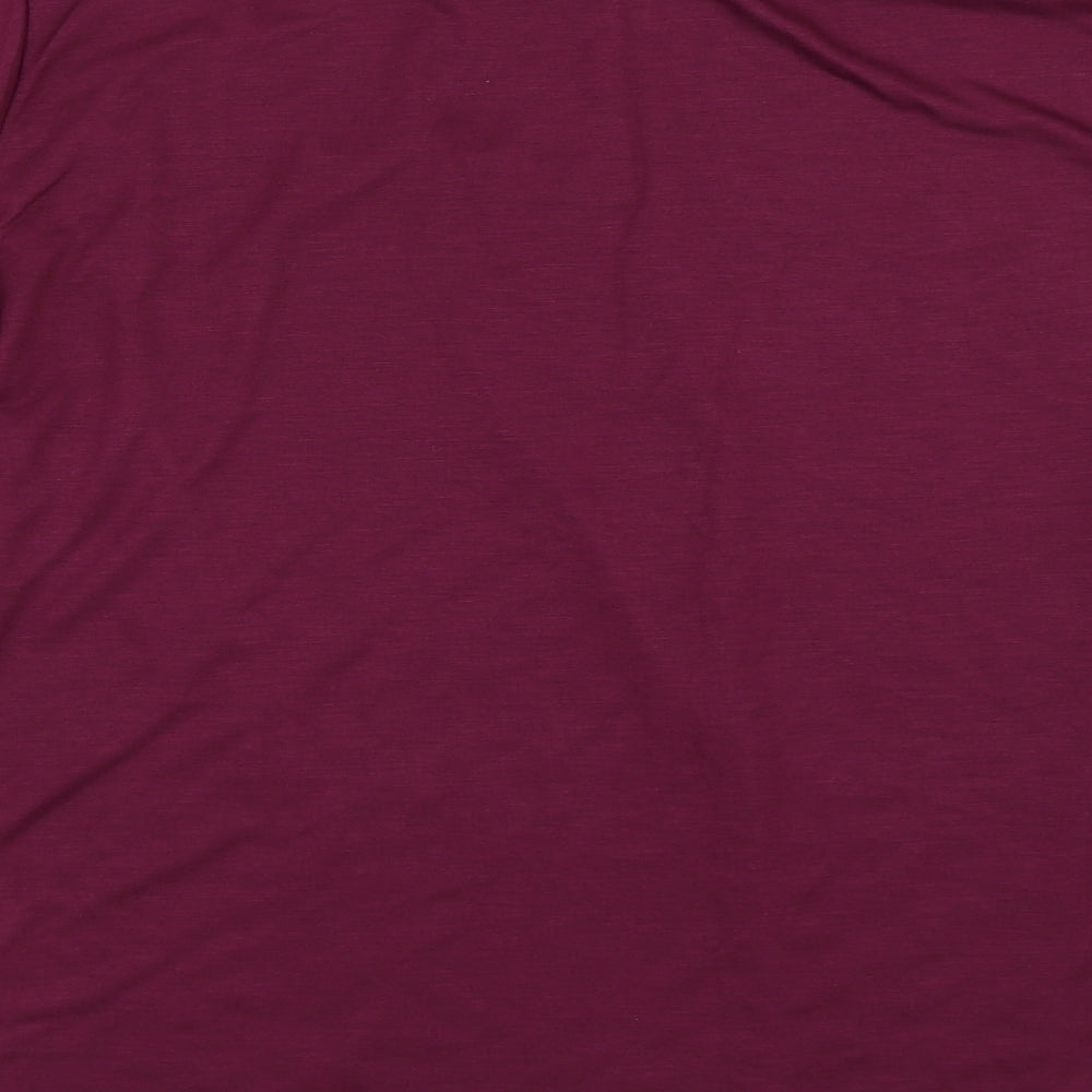 Marks and Spencer Womens Purple   Basic T-Shirt Size 18