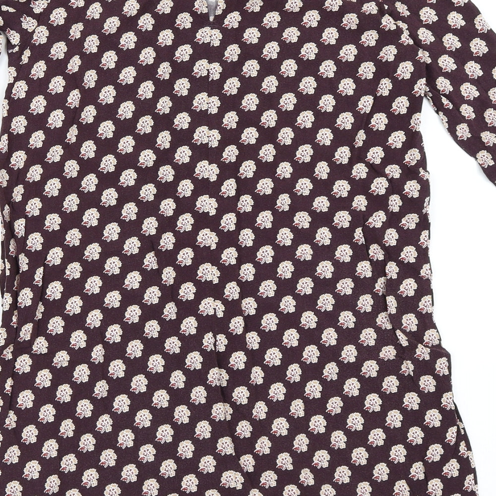 H&M Womens Purple   Tunic Blouse Size 32