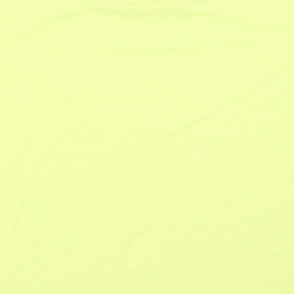 Papaya Womens Yellow   Basic T-Shirt Size 12
