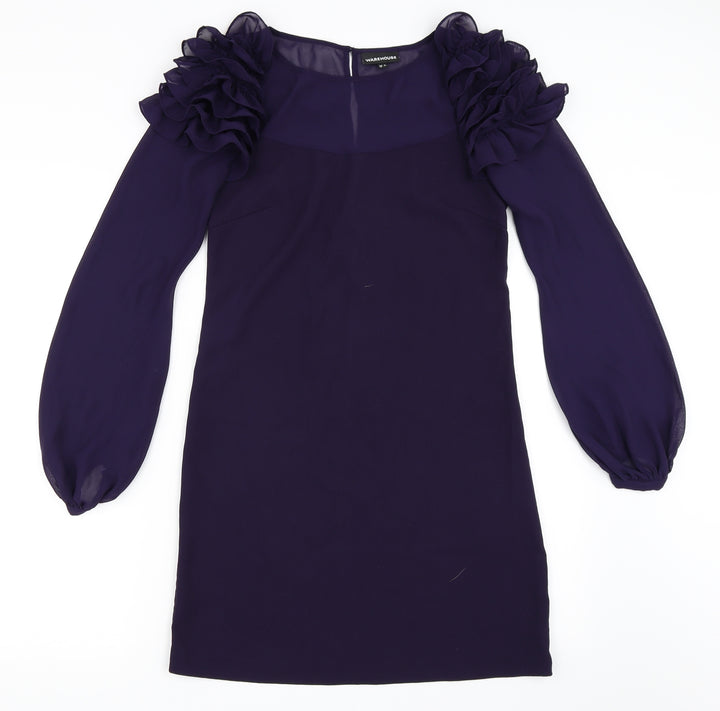 Warehouse Womens Purple   Shift  Size 8
