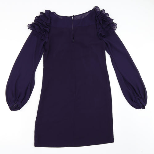 Warehouse Womens Purple   Shift  Size 8