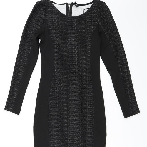 H&M Womens Black   Bodycon  Size 6
