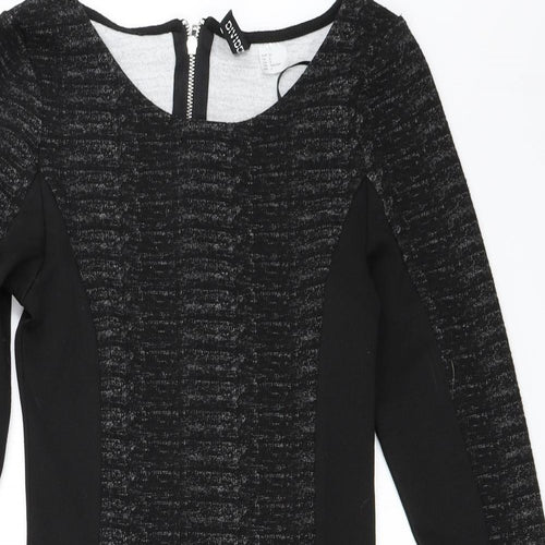 H&M Womens Black   Bodycon  Size 6