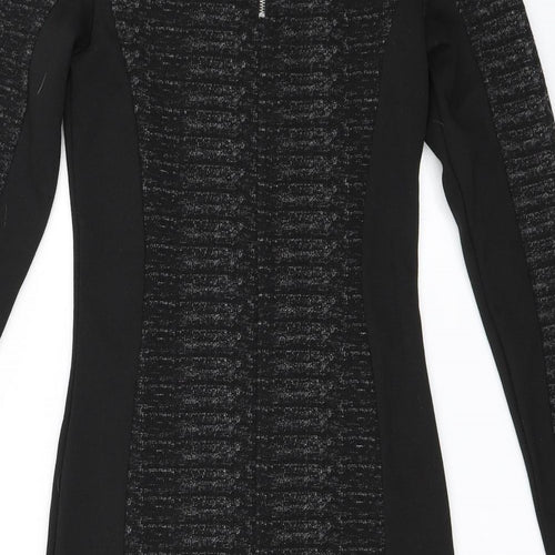 H&M Womens Black   Bodycon  Size 6
