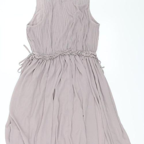 H&M Womens Grey   Skater Dress  Size 40