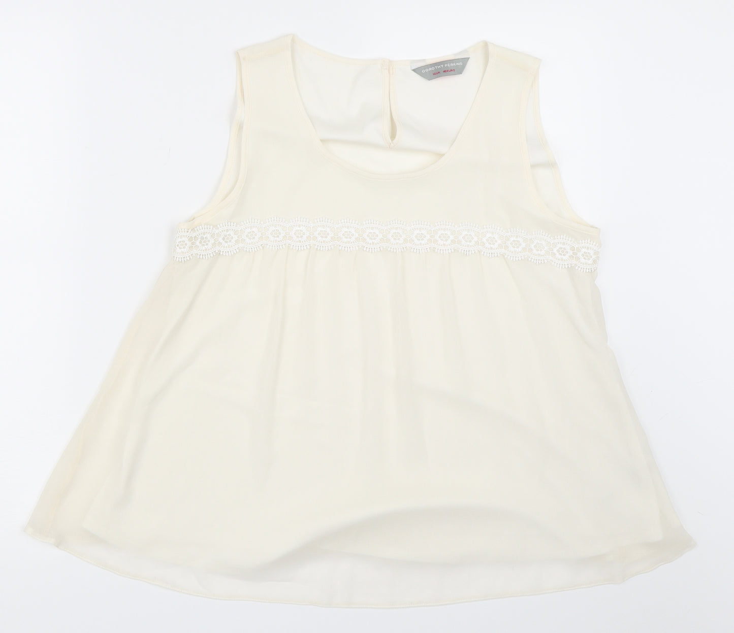 Dorothy Perkins Womens Ivory   Basic Blouse Size 12