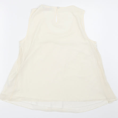 Dorothy Perkins Womens Ivory   Basic Blouse Size 12