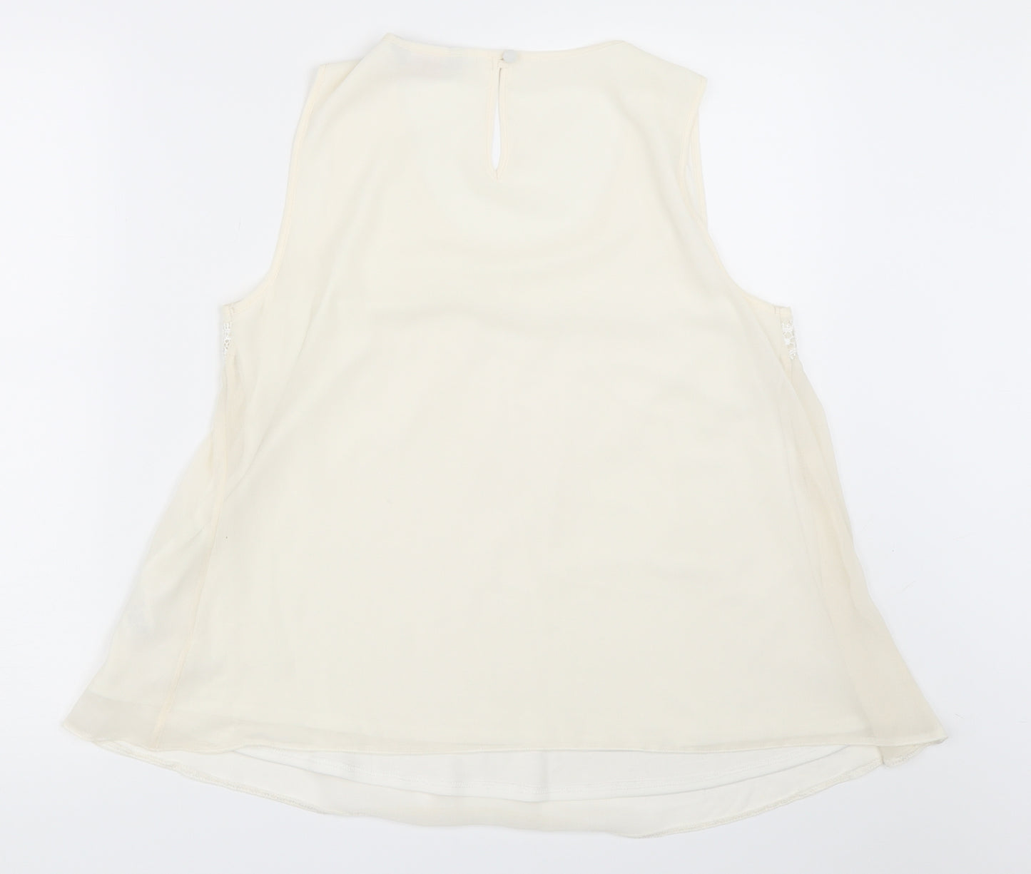 Dorothy Perkins Womens Ivory   Basic Blouse Size 12