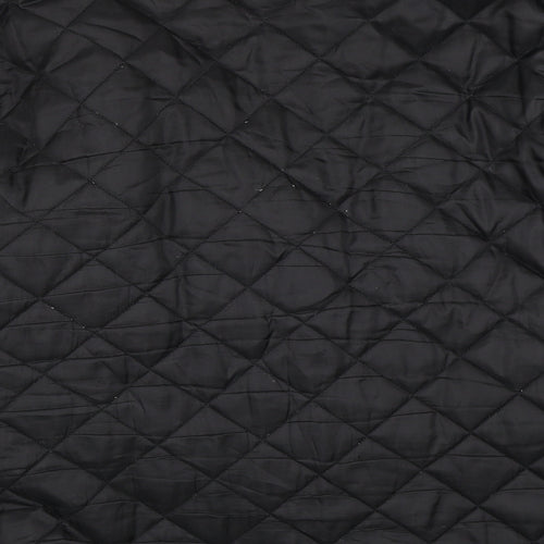 George Mens Black   Quilted Coat Size S