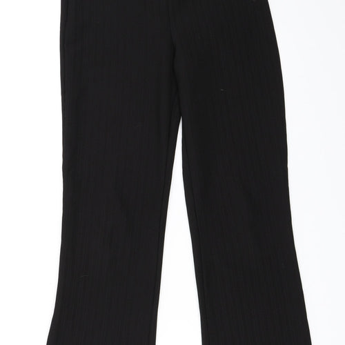 AMARANTO Womens Black   Trousers  Size 8 L27 in