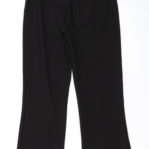 AMARANTO Womens Black   Trousers  Size 8 L27 in