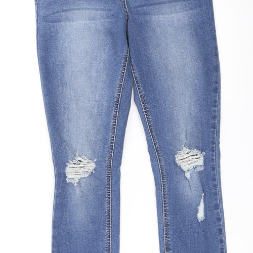 Matalan Womens Blue  Denim Skinny Jeans Size 10 L28 in