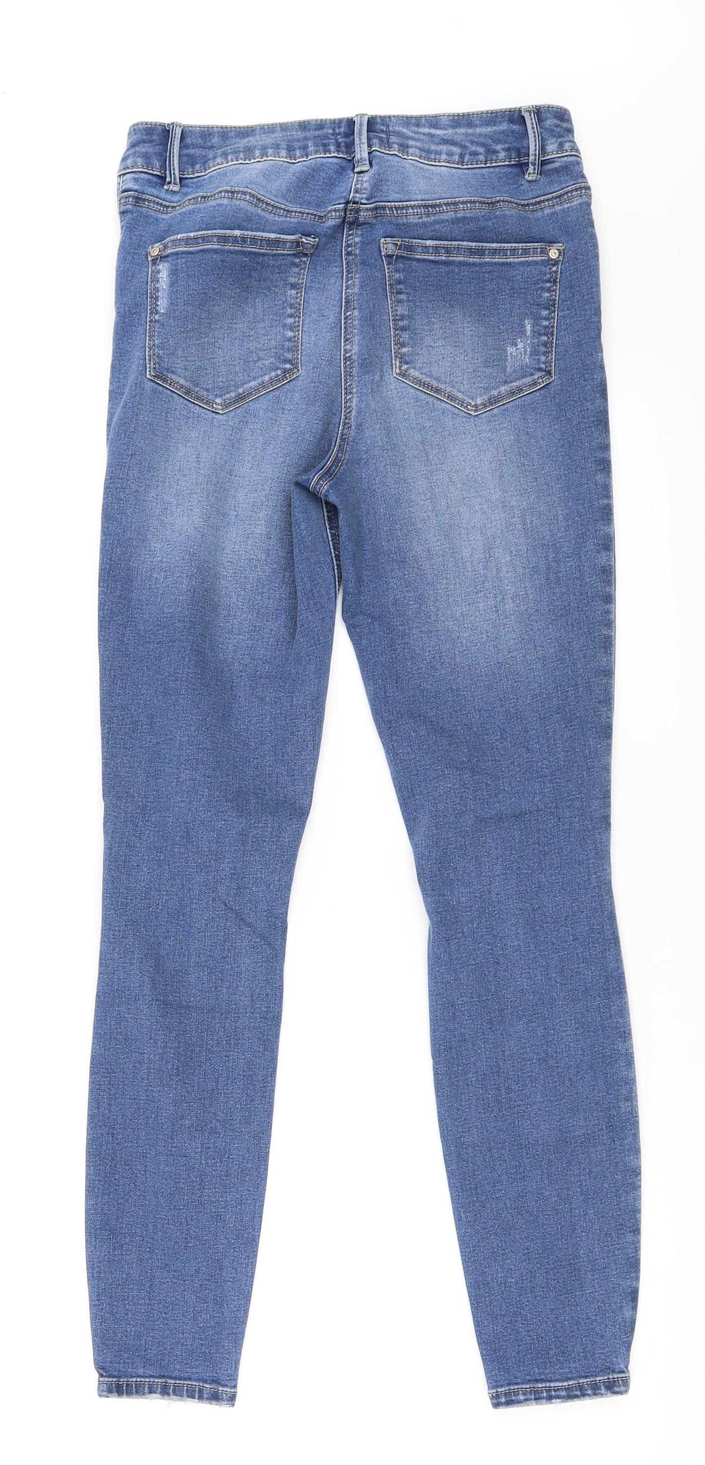 Matalan Womens Blue  Denim Skinny Jeans Size 10 L28 in