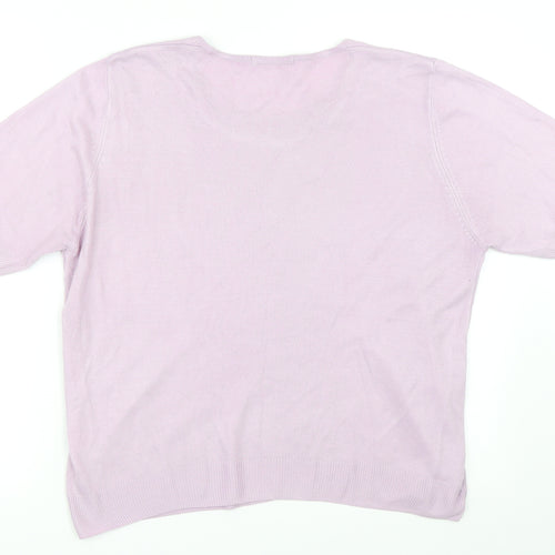 Marks and Spencer Womens Purple   Pullover Jumper Size 18