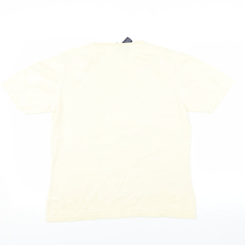 Lands End Womens Yellow   Basic T-Shirt Size 10