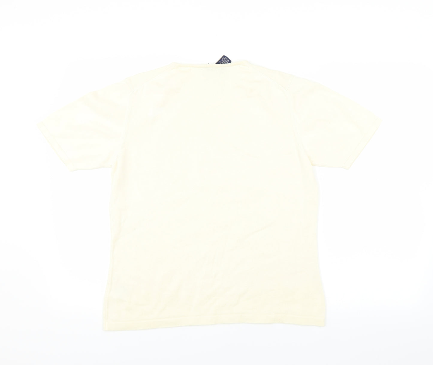 Lands End Womens Yellow   Basic T-Shirt Size 10