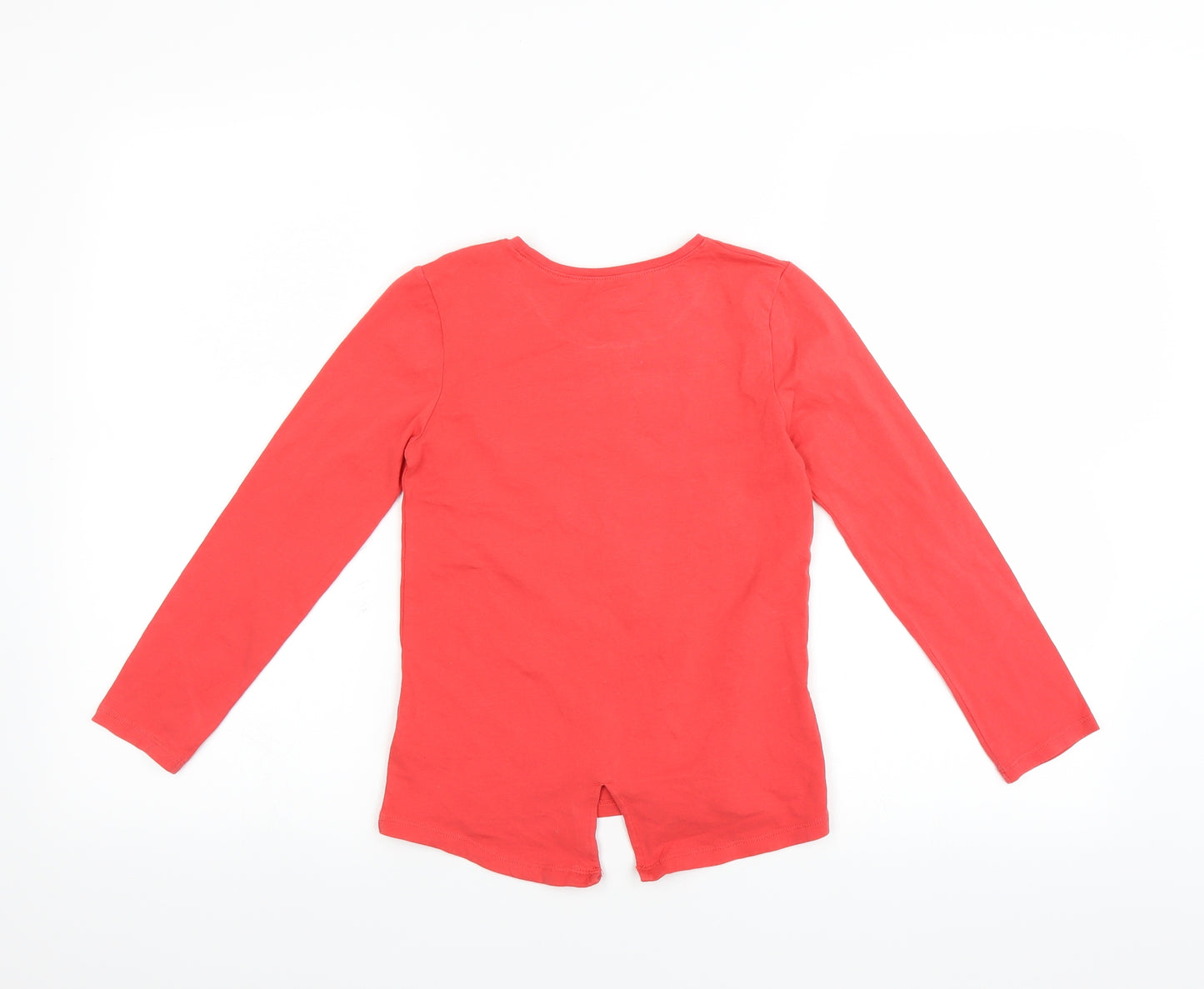 Matalan Girls Red   Basic T-Shirt Size 8 Years