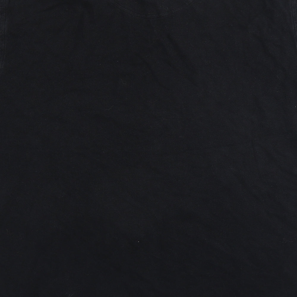 The Golf Co Mens Black    Polo Size L