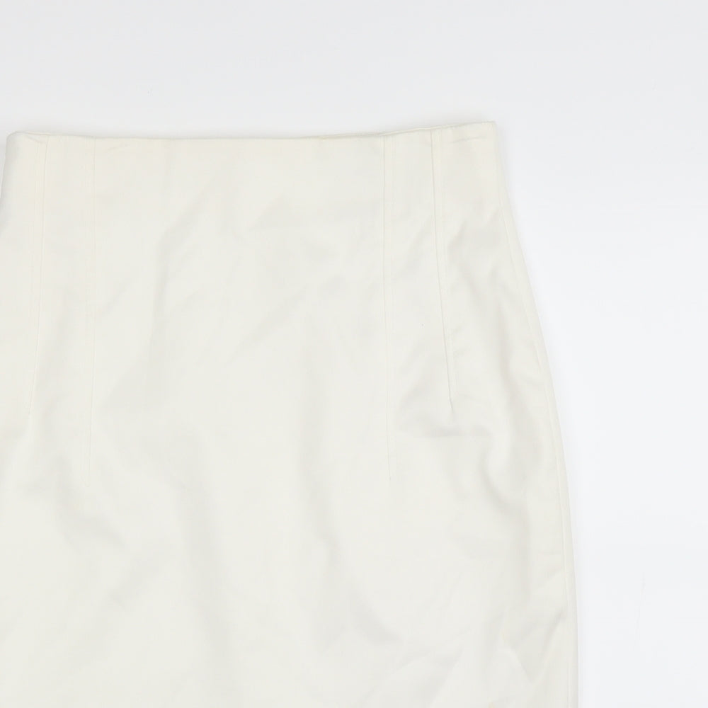 Principles Womens White   Straight & Pencil Skirt Size 12