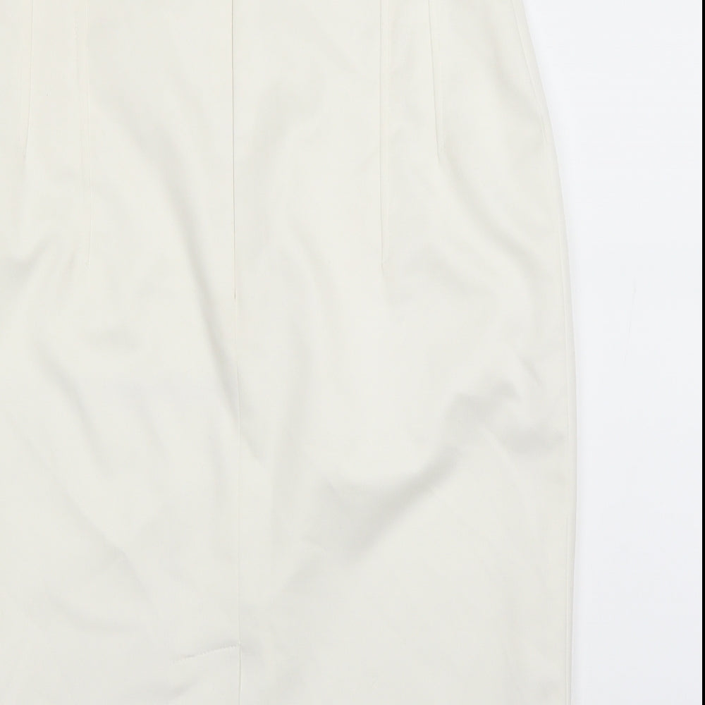 Principles Womens White   Straight & Pencil Skirt Size 12
