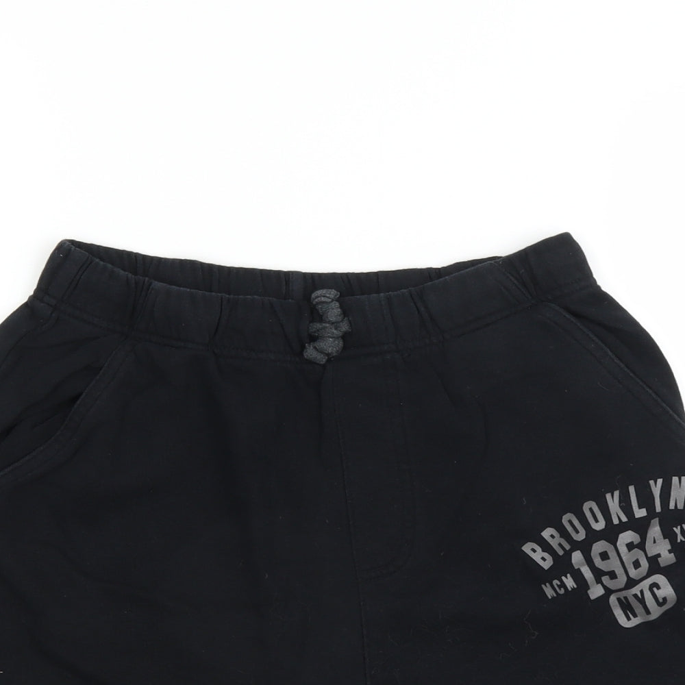 George Boys Black   Sweat Shorts Size 12-13 Years
