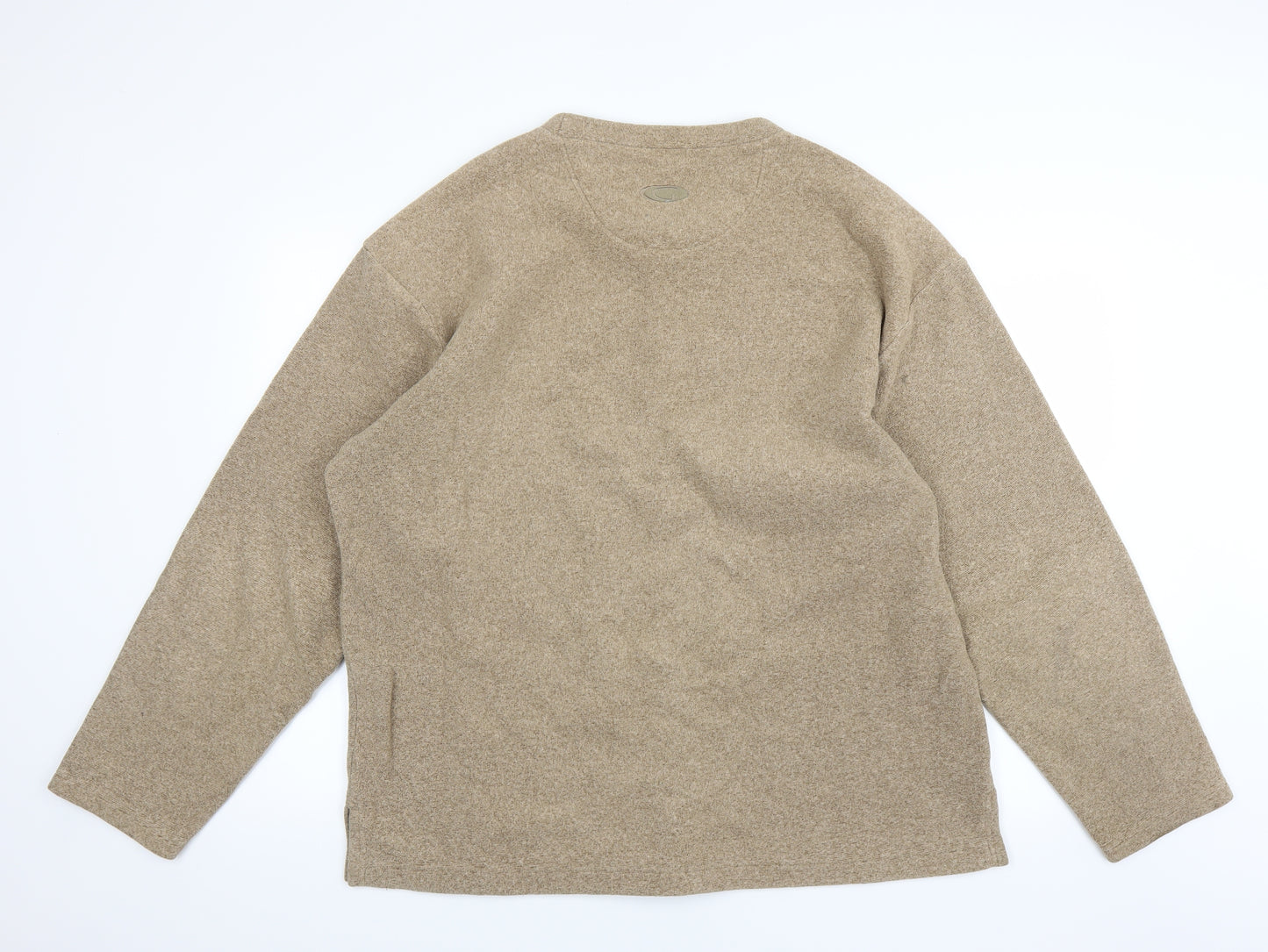 Gelert Mens Beige  Fleece Pullover Jumper Size XL