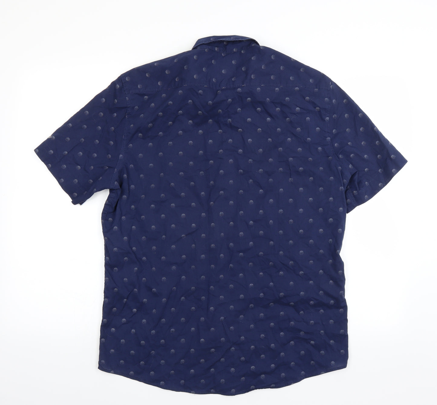 H&M Mens Blue    Button-Up Size M