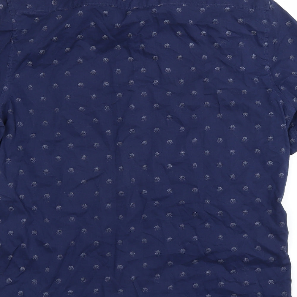 H&M Mens Blue    Button-Up Size M