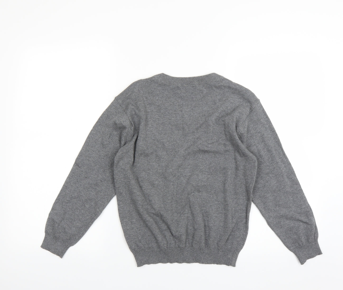 Sainsburys Boys Grey   Pullover Jumper Size 9 Years  - SCHOOL