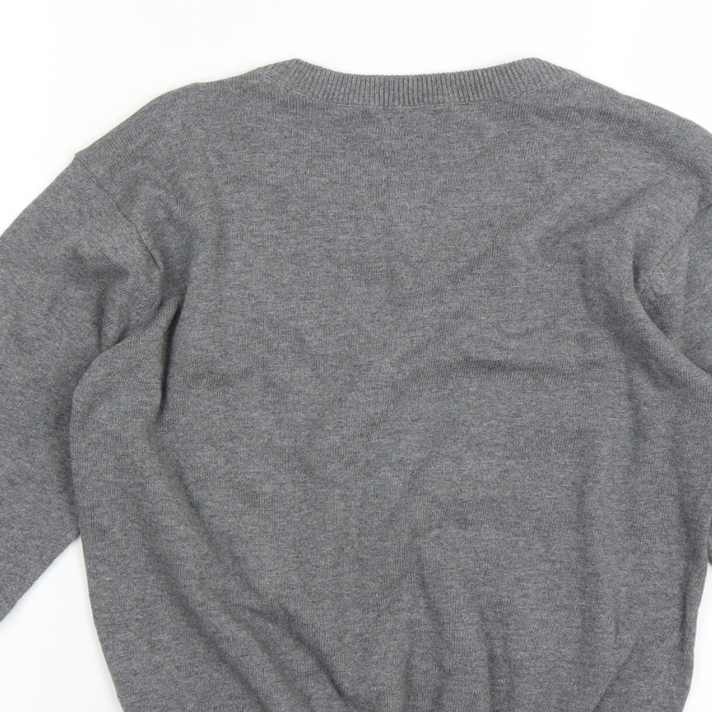Sainsburys Boys Grey   Pullover Jumper Size 9 Years  - SCHOOL